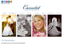 Tablet Screenshot of camelotphotography.com